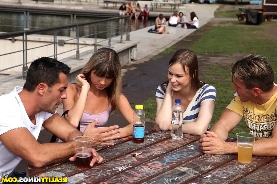 16P Slutty european teens have a fervent groupsex with well-hung guys