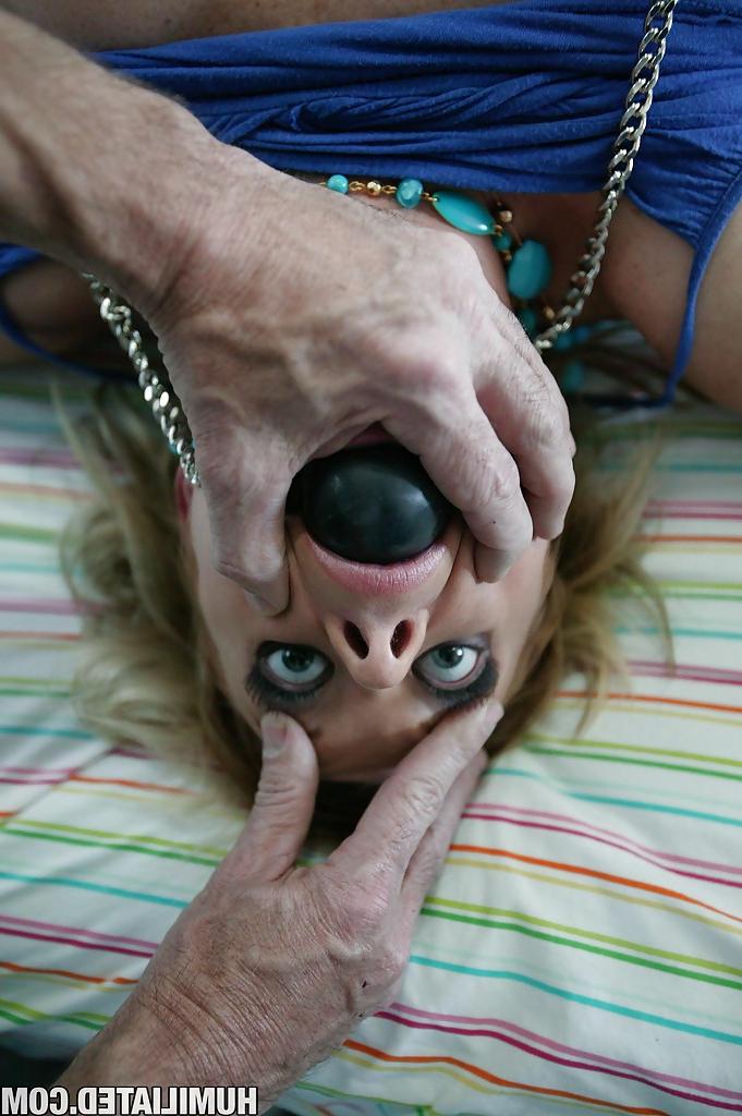 16P MILF babe Kylie Lovit getting humiliated and fucked with huge toys