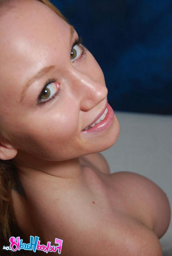 16P Slutty teen blonde strips to expose her huge tits and delicious butt