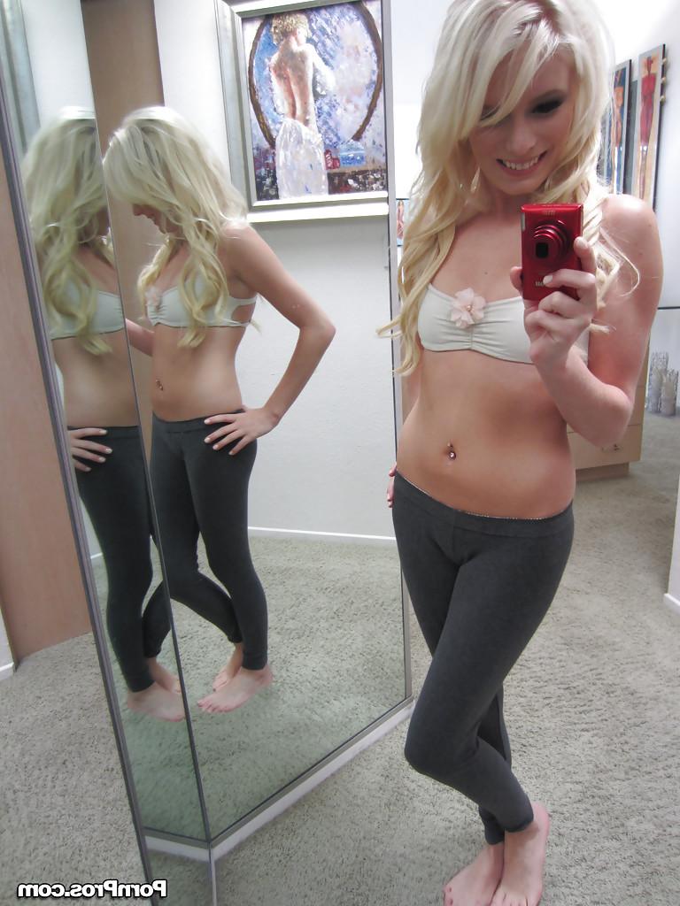 16P Amateur blonde snapchats naked while horny as fuck Elaina Raye