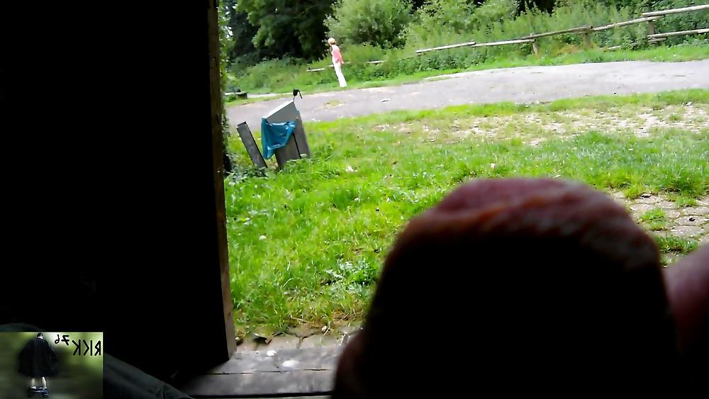 17P Outdoor public masturbation