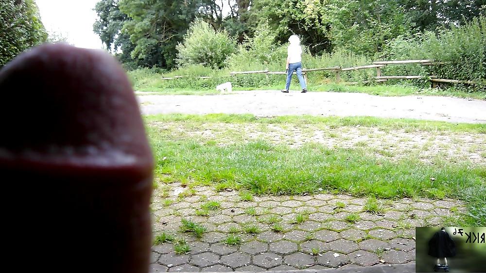 17P Outdoor public masturbation