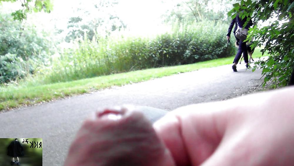 17P Outdoor public masturbation