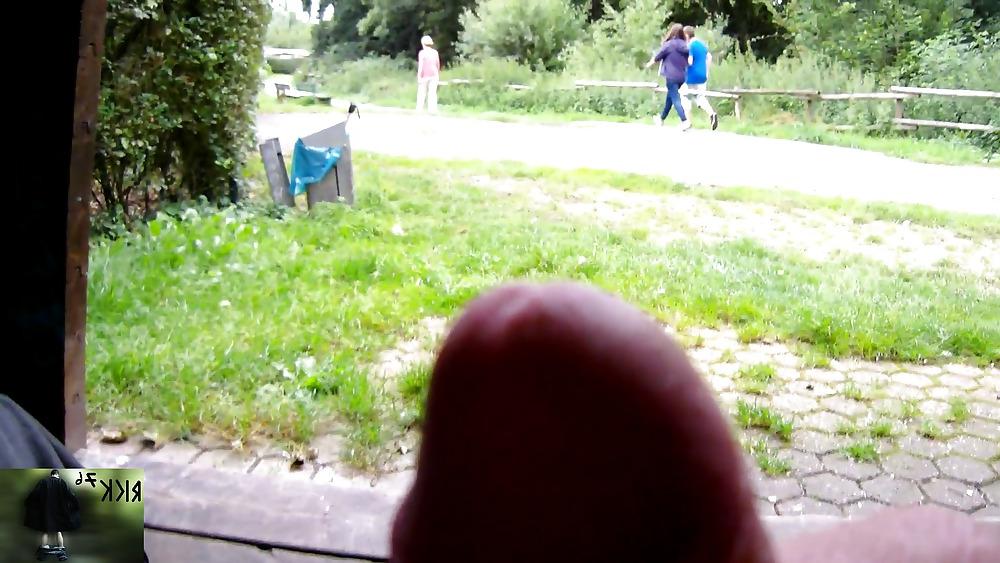 17P Outdoor public masturbation