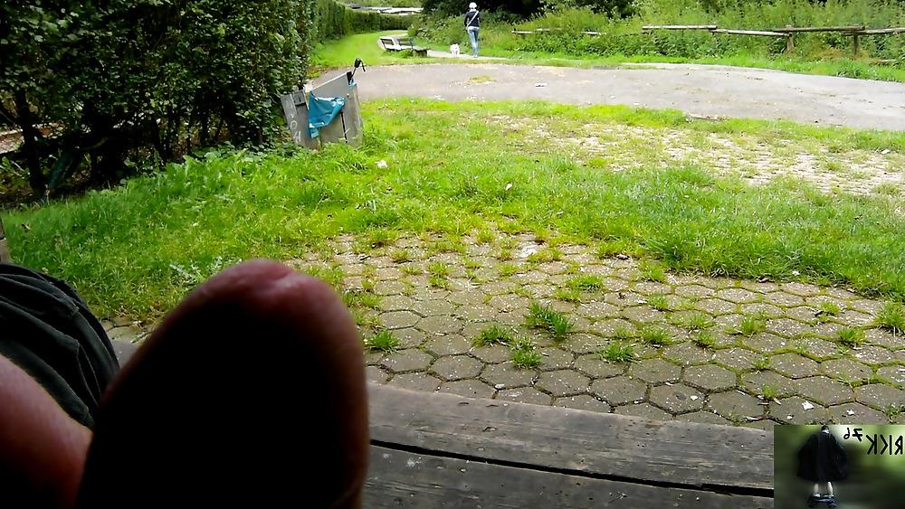 17P Outdoor public masturbation