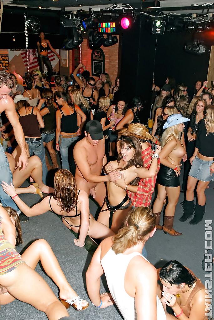16P Cock starving lassies getting down with well-hung guys at the party