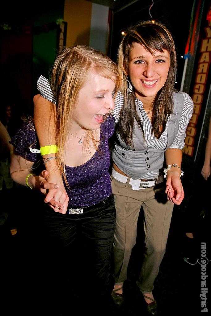 16P Slutty european amateur gals going nasty at the party with malestrippers