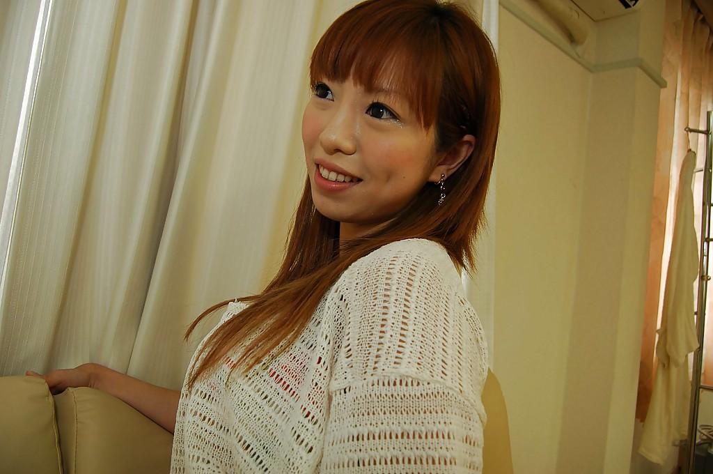 16P Frisky asian teen Chihiro Ozawa getting naked and spreading her pussy lis