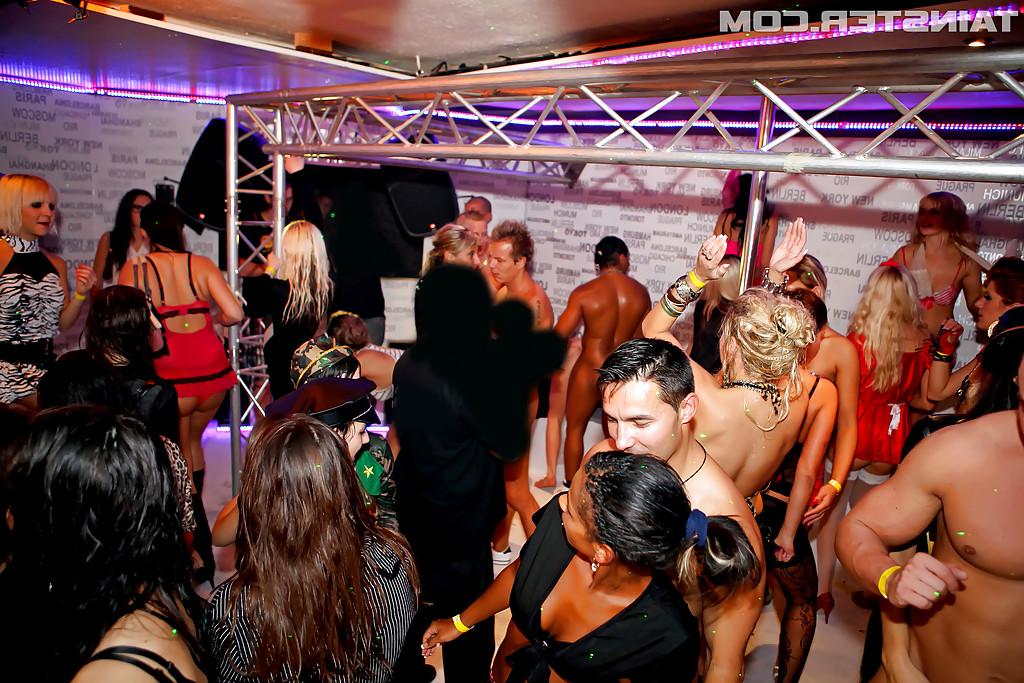 16P Saucy european hotties suck and fuck hard cocks at the mad party