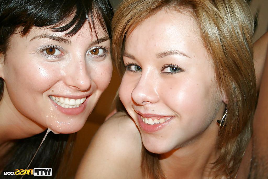16P Jizz starving teenage sluts getting dirty at the wild house party