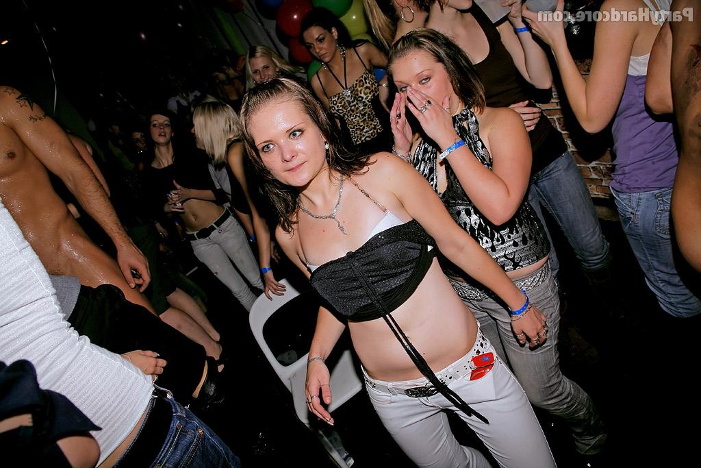 16P Lecherous party chicks getting drunk and sucking off male strippers' cocks