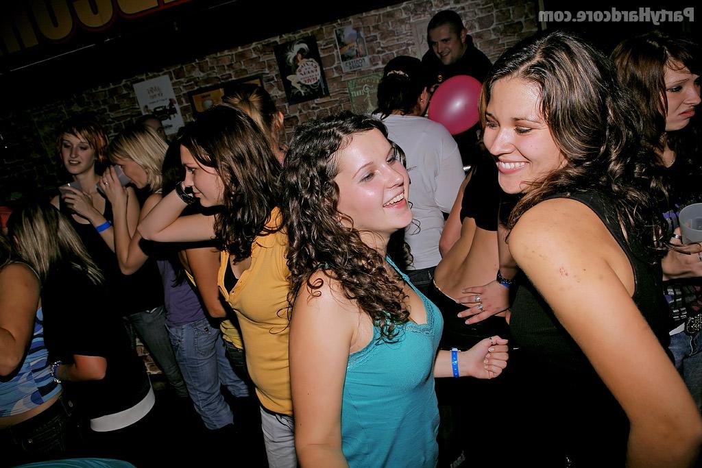 16P Lecherous party chicks getting drunk and sucking off male strippers' cocks