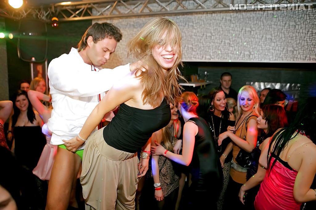 16P Pretty babes getting fucked hardcore at the wild drunk sex party