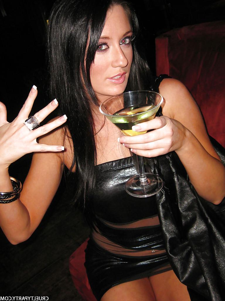 16P Aries Stone with her babes dancing and flashing tits at the party