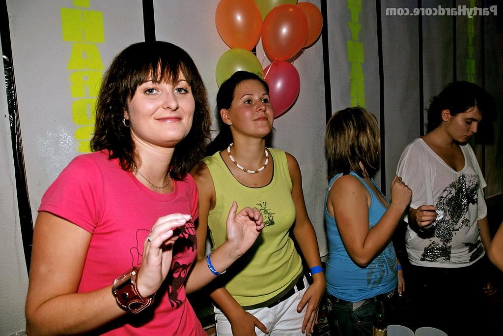 16P Petite amateur gals spend some good time at the drunk party