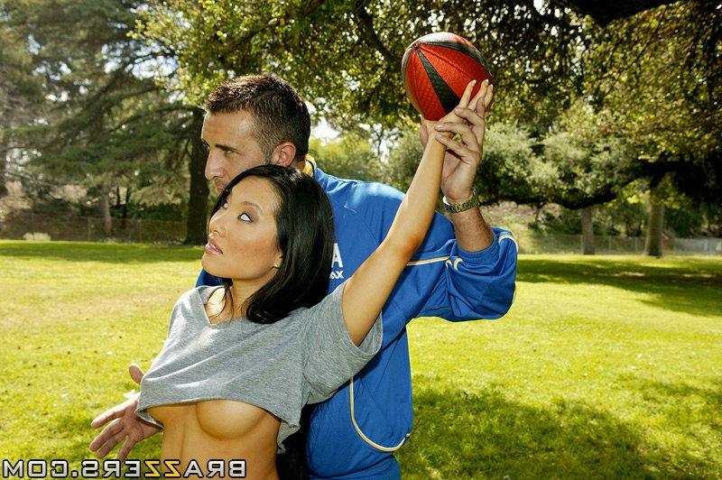 15P Sporty asian hottie Asa Akira gets nailed by her studly coach
