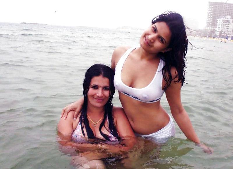 20P Desi tits at Beach