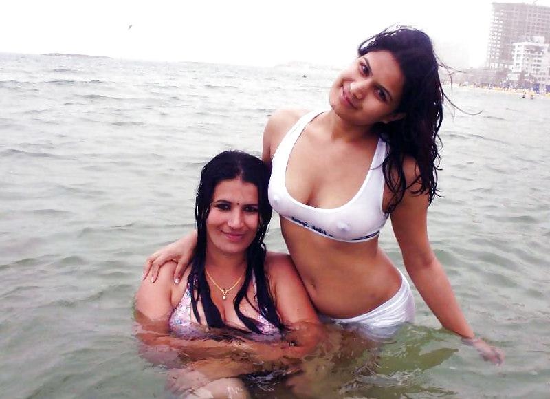 20P Desi tits at Beach