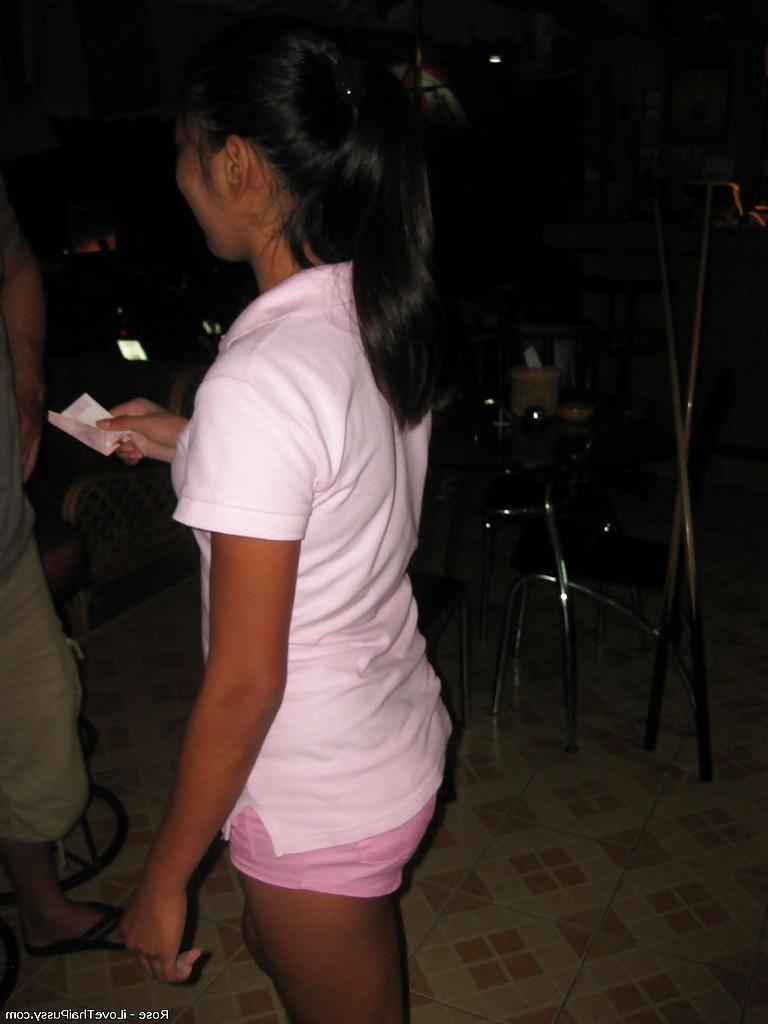 16P Asian teen babe with amazing ass gives a blowjob and gets shagged