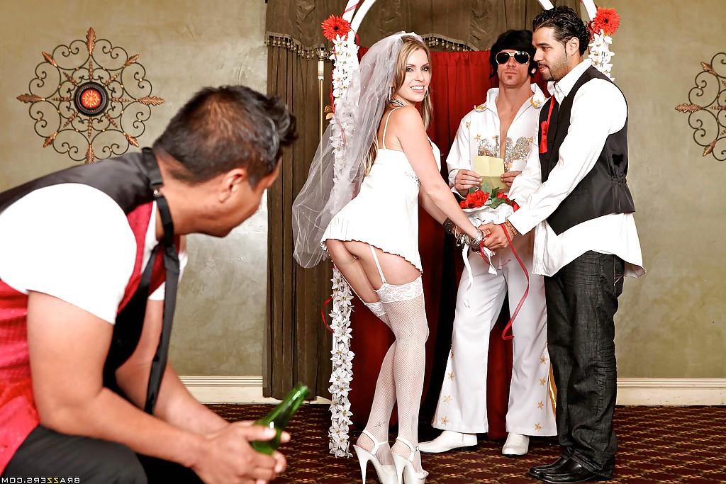 16P Amazing pornstar Courtney Cummz gets fucked right after the wedding
