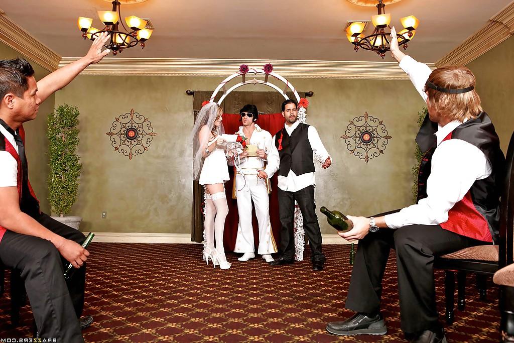 16P Amazing pornstar Courtney Cummz gets fucked right after the wedding