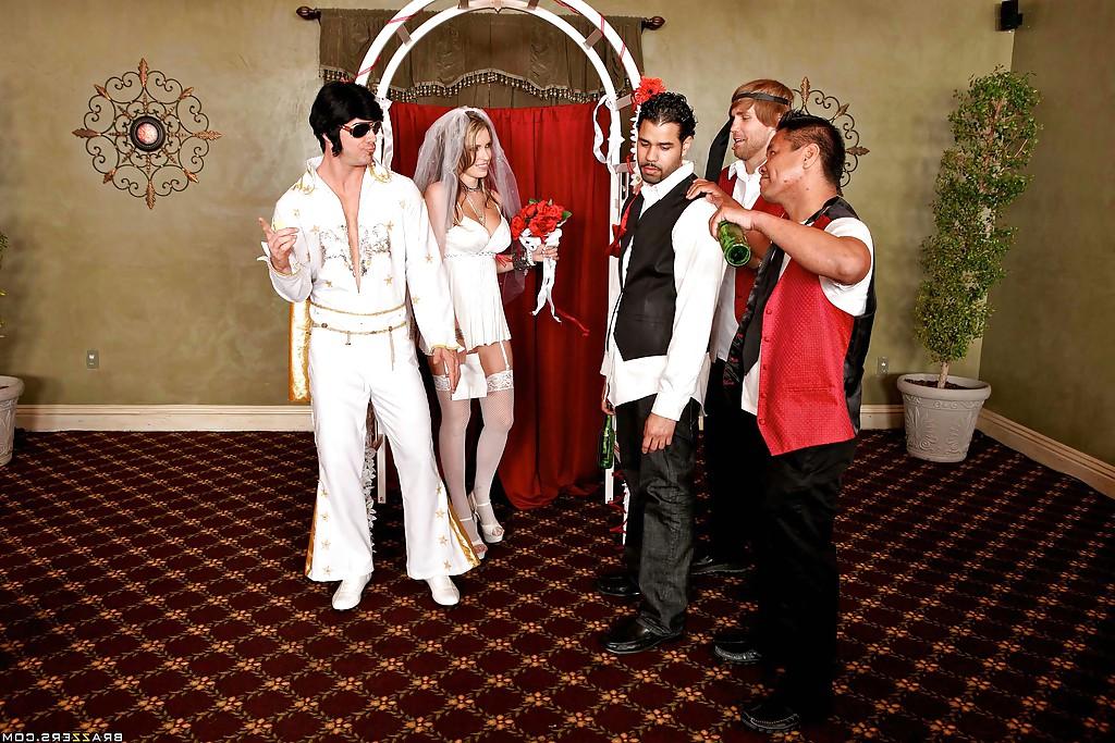 16P Amazing pornstar Courtney Cummz gets fucked right after the wedding