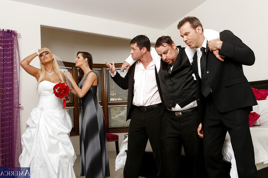 16P Slender European girl Bridgette B. is fucking after her wedding