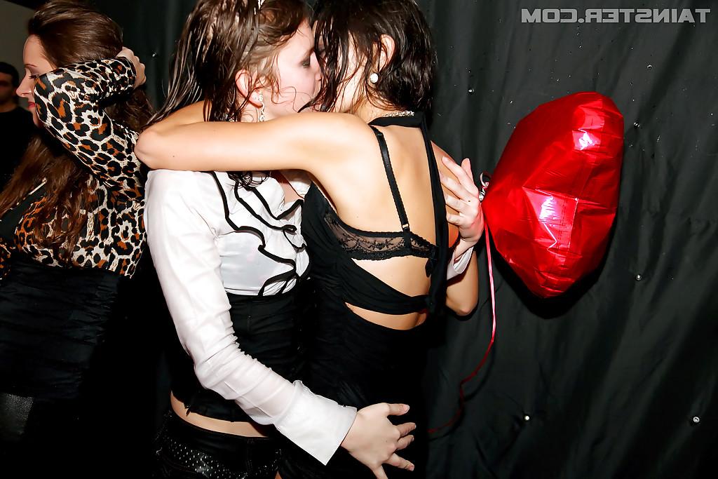 15P Lascivious babes sucking and fucking hard cocks at the wild party