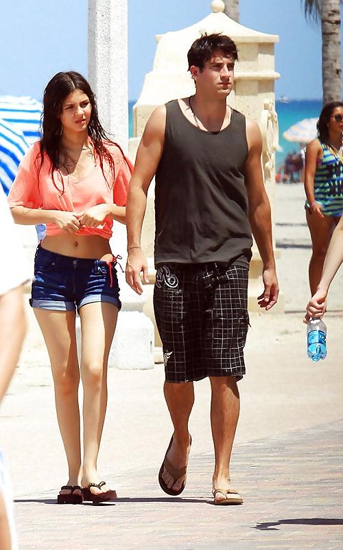 25P Victoria Justice - In a bikini at a beach in Florida