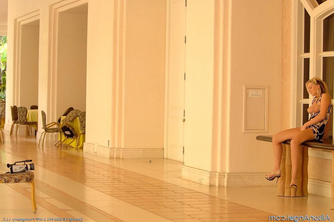 20P Pictures of Alison Angel ready to fuck in a sexy dress