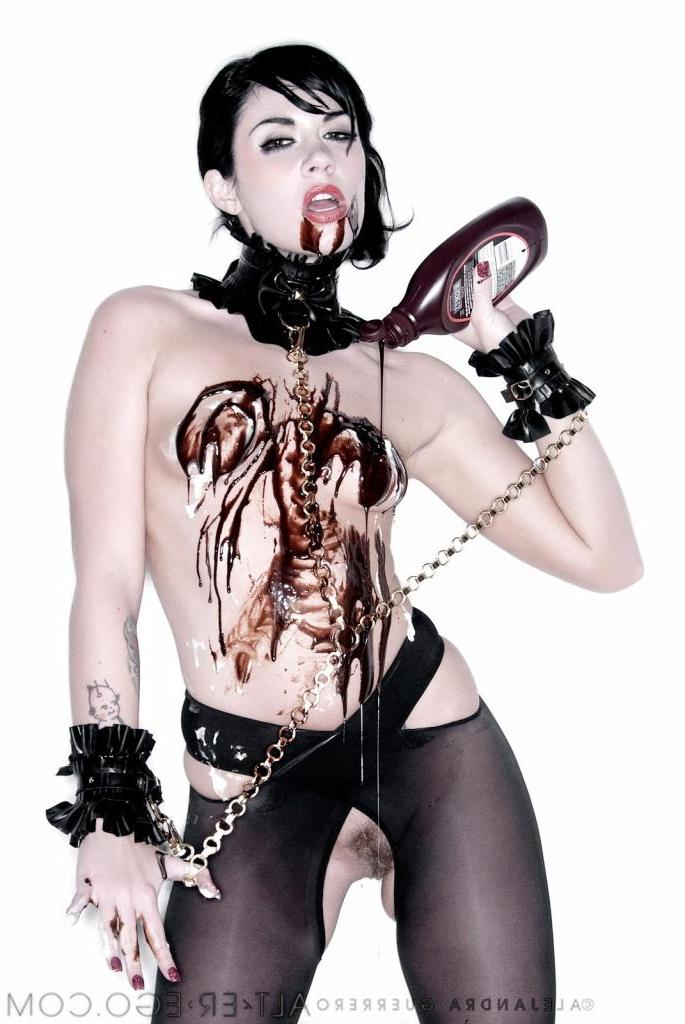 15P Andy San Dimas gets a little carried away with the chocolate syrup