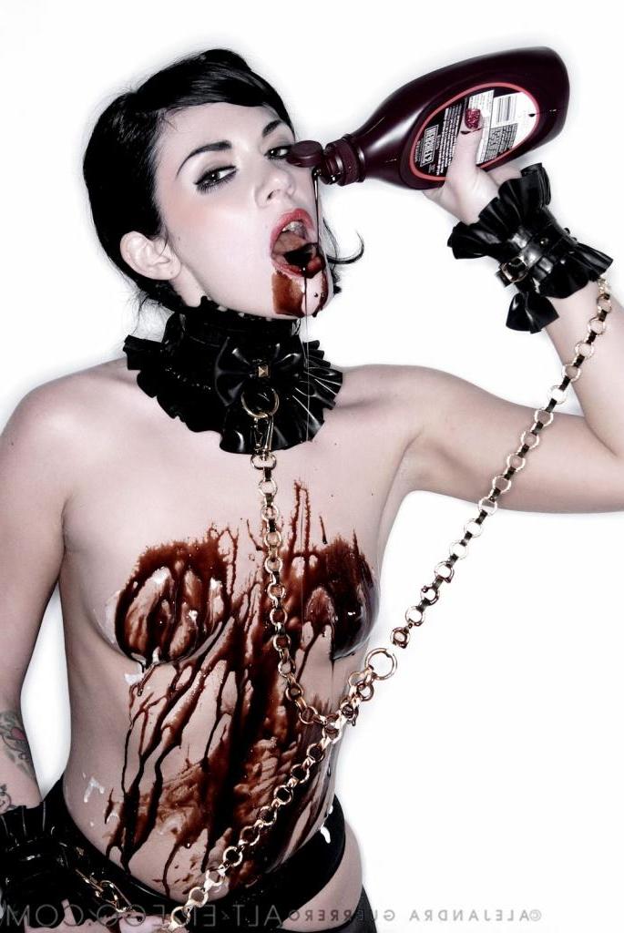15P Andy San Dimas gets a little carried away with the chocolate syrup