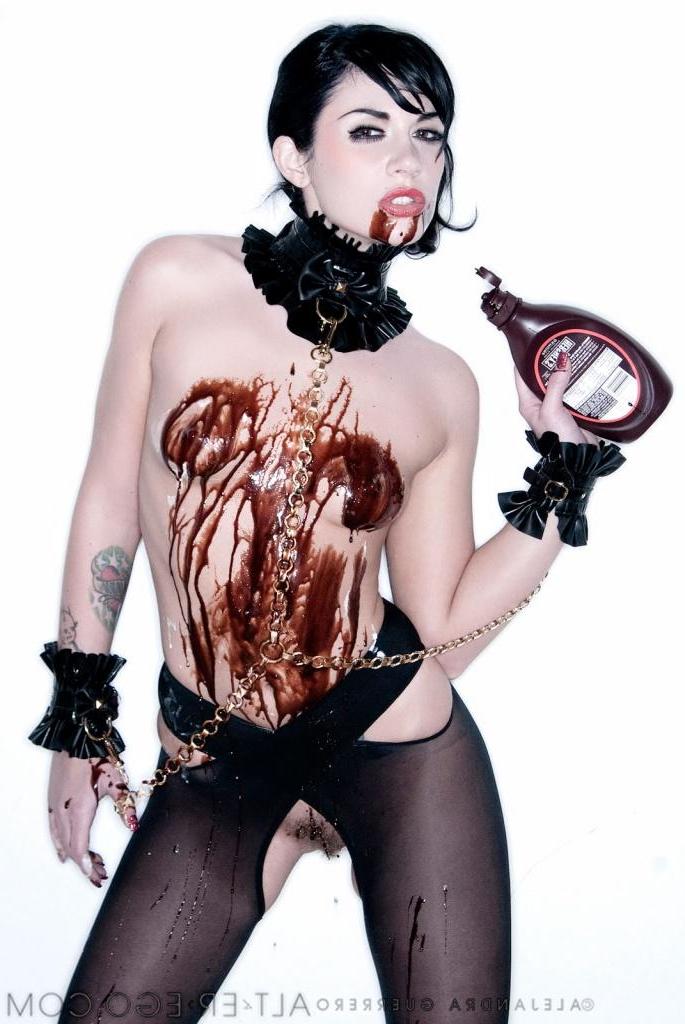 15P Andy San Dimas gets a little carried away with the chocolate syrup