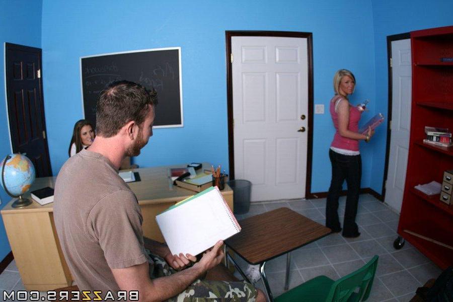 20P Busty teacher Austin Kincaid disciplines her student with sex