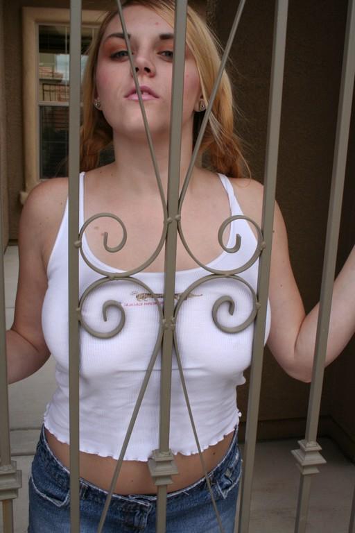 16P Pictures of teen star Busty Barbi showing you her superb tits