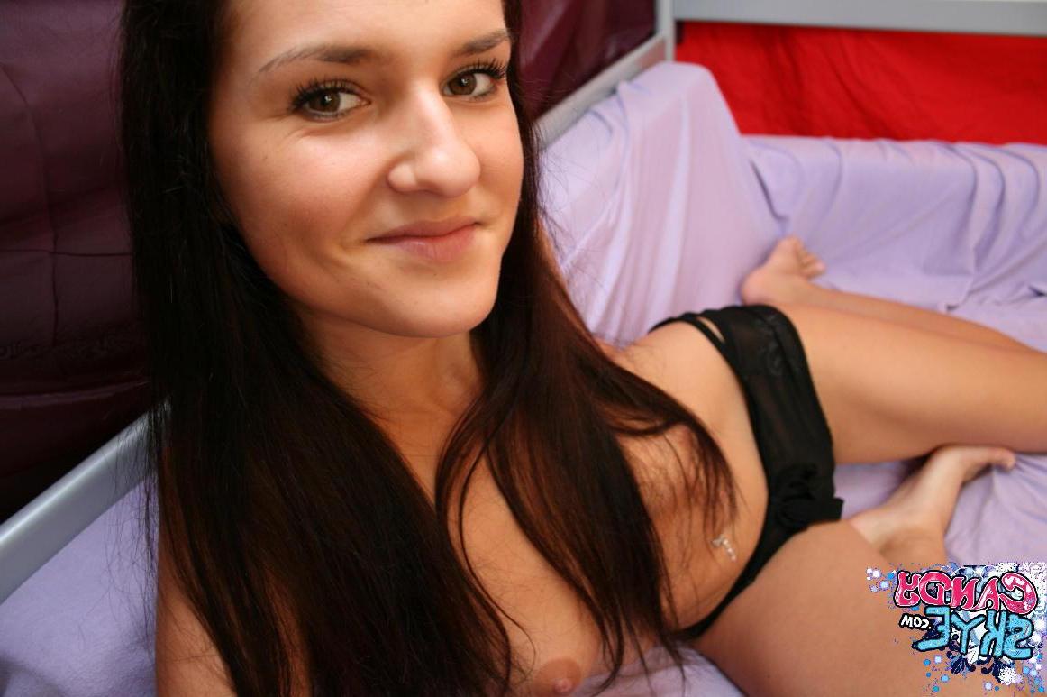 15P Pictures of Candy Skye enjoying some hard dick