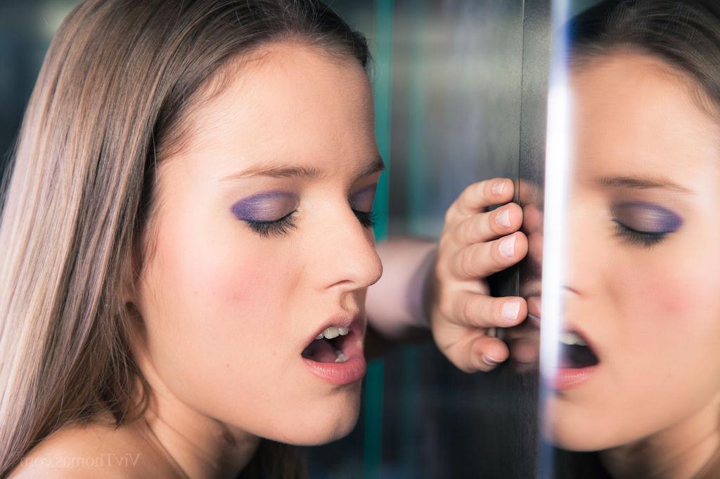 16P Cayla Lyons and Jesie Jones have some lesbian fun in "Affair"