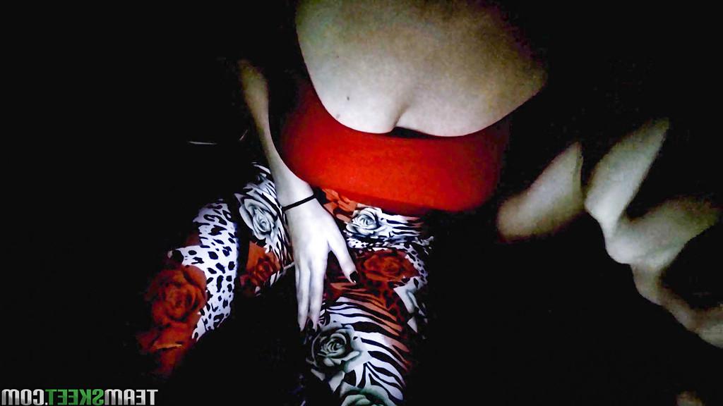 16P Dillion Carter sucks dick and and takes it doggystyle in homemade action