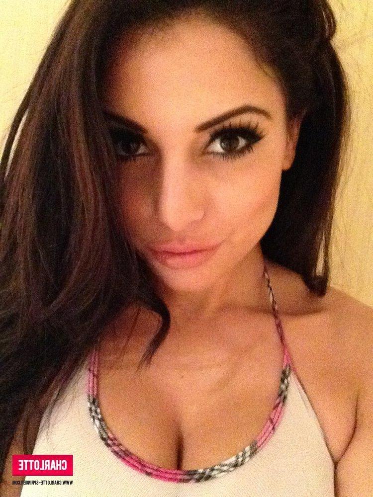 11P Charlotte strips from her tight top just for you