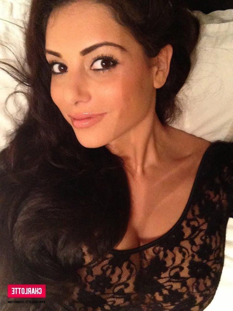 12P Charlotte strips from her lacy bodysuit just for you