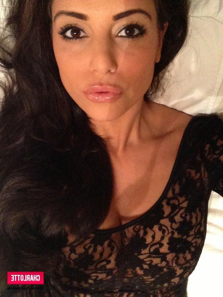 12P Charlotte strips from her lacy bodysuit just for you