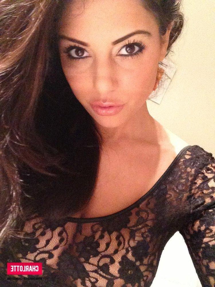 12P Charlotte strips from her lacy bodysuit just for you