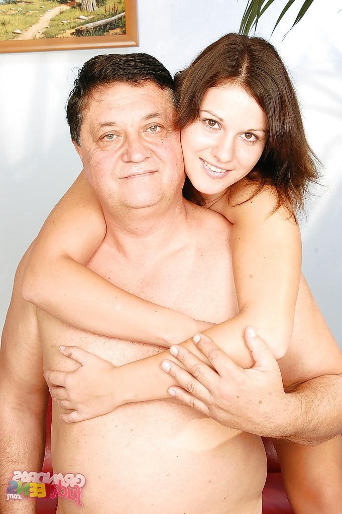 16P Pretty teen babe is into hardcore ass fucking with an oldman