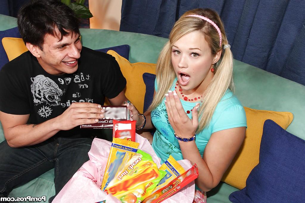 15P Cute teen babe Heather Starlet gets her tight pussy porked hardcore
