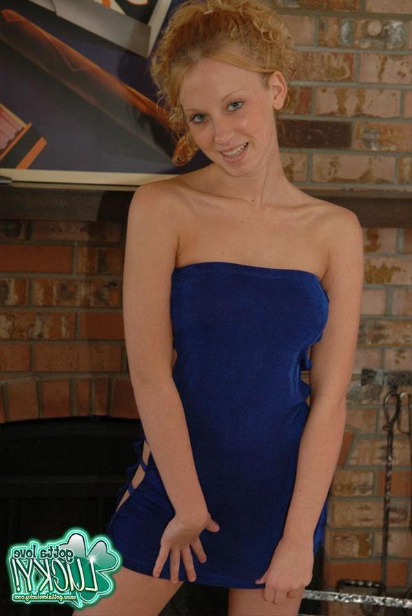 20P Pictures of Gotta Love Lucky falling out of her dress