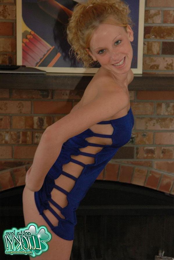 20P Pictures of Gotta Love Lucky falling out of her dress