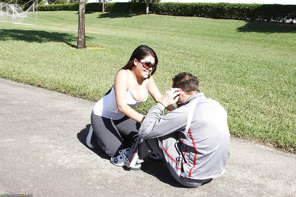 16P Asian babe London Keyes switches from sport into hardcore fucking