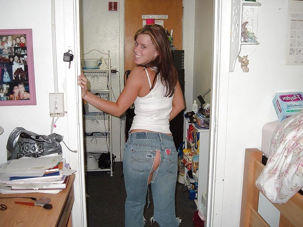 25P Sexy blue jeans