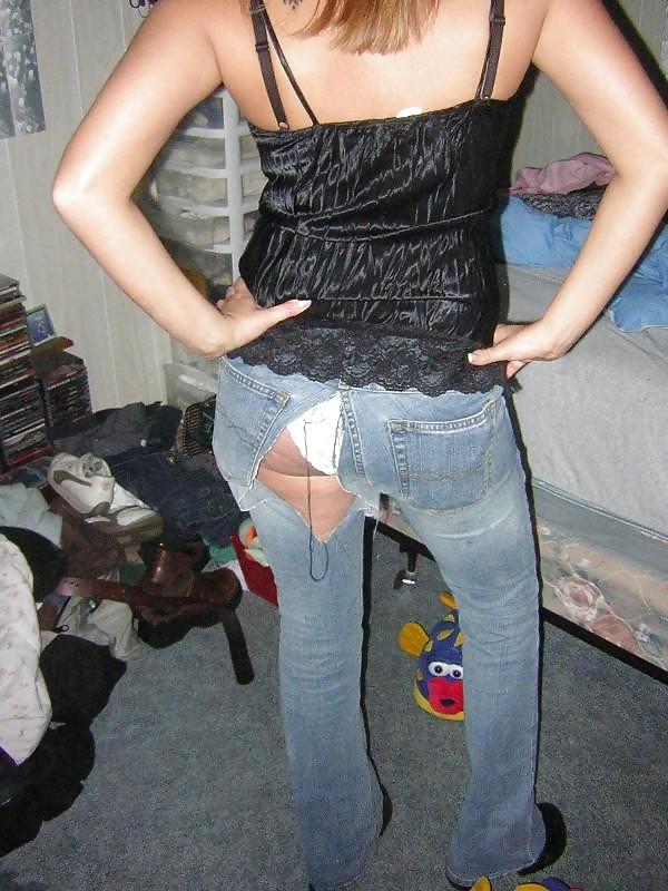 25P Sexy blue jeans