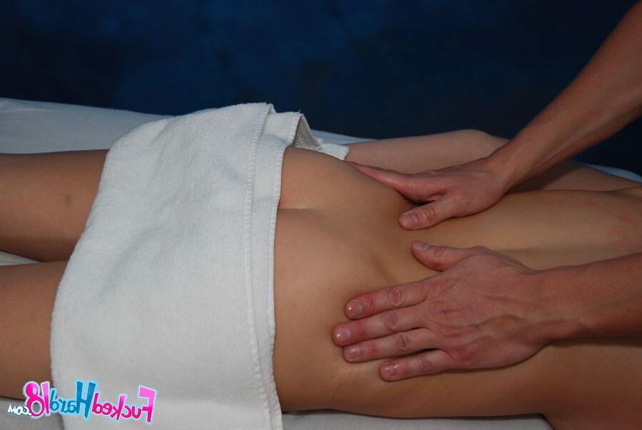 16P Big titted teen Madison Scott gets screwed after a massage